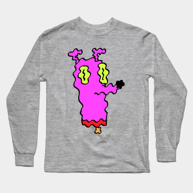 Squiggly Dog Long Sleeve T-Shirt by neilkohney